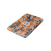 "Bitcoin Graffiti" (スタイル #1) ストリートアート バスマット (アングル)