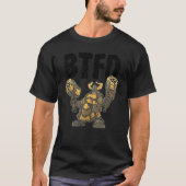 Bitcoin Graphic Btf Buy The Dip Saying Quote Fun Tシャツ (正面)