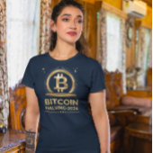 BITCOIN HALVING 2024暗号化デジタル通貨 Tシャツ
