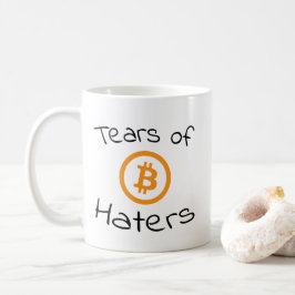 Bitcoin Haters BTCの涙おもしろい流 コーヒーマグカップ