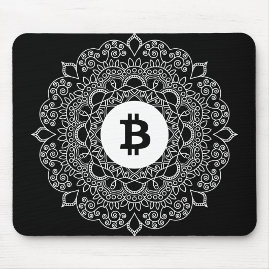 BITCOIN/HENNAマウスのパッド マウスパッド (正面)