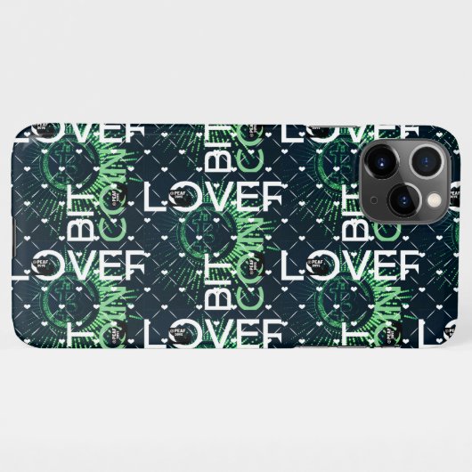 Bitcoin Hiperの場合 | BITCOIN LOVER© iPhoneケース (裏面横)