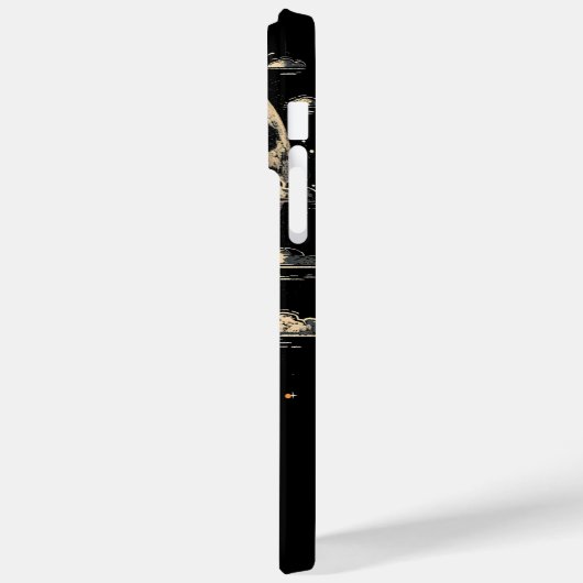 Bitcoin hodl and rocket to the moon design Case-Mate iPhoneケース (裏面 / 左)