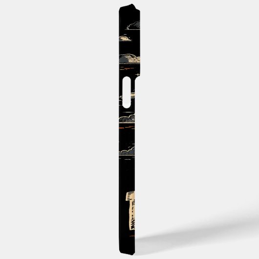 Bitcoin hodl and rocket to the moon design Case-Mate iPhoneケース (裏面 / 右)