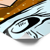 BITCOIN-HODL-Crypto宇宙飛行士 ポスター (コーナー)