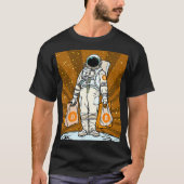 BITCOIN-HODL-Crypto宇宙飛行士 Tシャツ (正面)