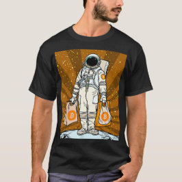 BITCOIN-HODL-Crypto宇宙飛行士 Tシャツ
