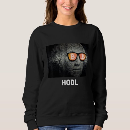 Bitcoin Hodl Cryptocurrency Tee スウェットシャツ (正面)