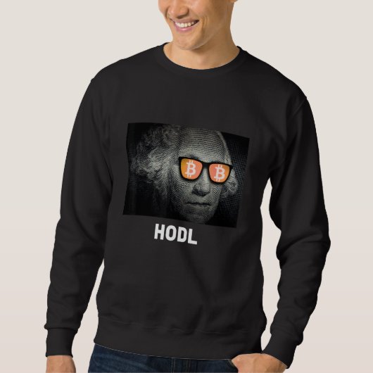 Bitcoin Hodl Cryptocurrency Tee スウェットシャツ (正面)