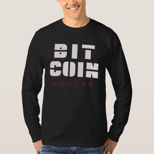 Bitcoin Hodler Cryptocurrency Enthusiast Blockchai Tシャツ (正面)