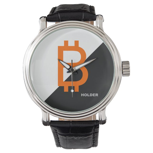 bitcoin HOLDER 腕時計 (正面)