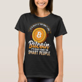 Bitcoin In code we trust BTC Crypto and Bitcoin Tシャツ (正面)