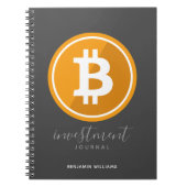 Bitcoin Investment Journal Crypto Trackerノート ノートブック (正面)