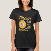Bitcoin Is For Smart People Bitcoin  BTC Crypto Tシャツ (正面)