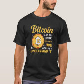 Bitcoin Is For Smart People Blockchain HODL Cute M Tシャツ (正面)