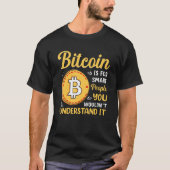 Bitcoin Is For Smart People Blockchain HODL Cute M Tシャツ (正面)
