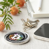 Bitcoin Keychain Cryptocurrencyデジタルの芸術 キーホルダー (側面)