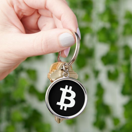 Bitcoin Keyring Tag キーホルダー (手)