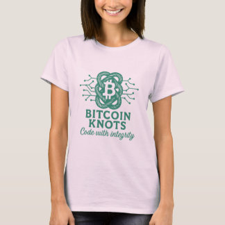 Bitcoin Knots Tシャツ – "Code with Integrity"ノット