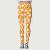 Bitcoin Leggings レギンス (正面)