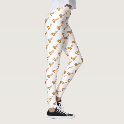 Bitcoin Leggings for the crypto girls レギンス (右)
