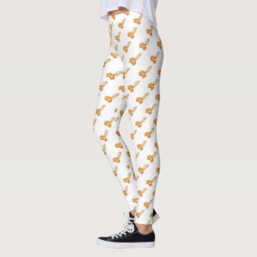 Bitcoin Leggings for the crypto girls レギンス (左)