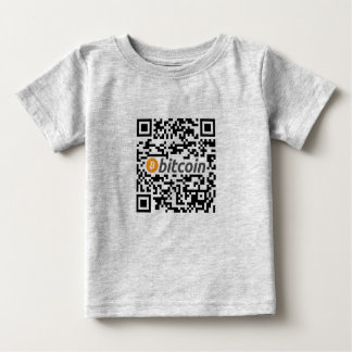 Bitcoin Logo and Address ベビーTシャツ