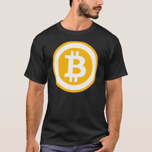 Bitcoin Logo Graphic Print Tシャツ (正面)