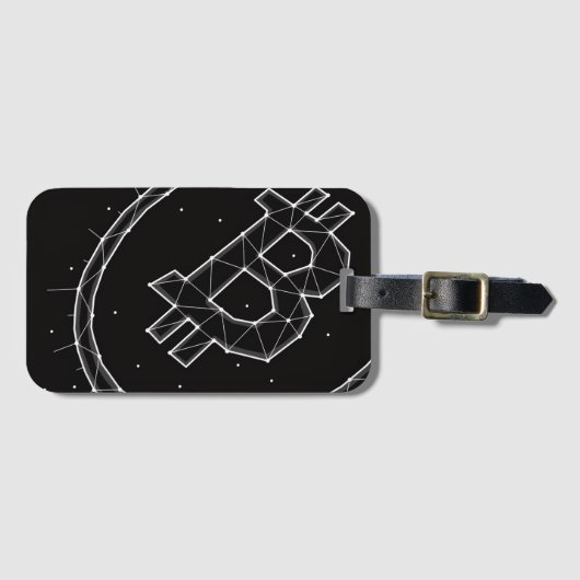 Bitcoin Luggage Tag ラゲッジタグ (正面横)