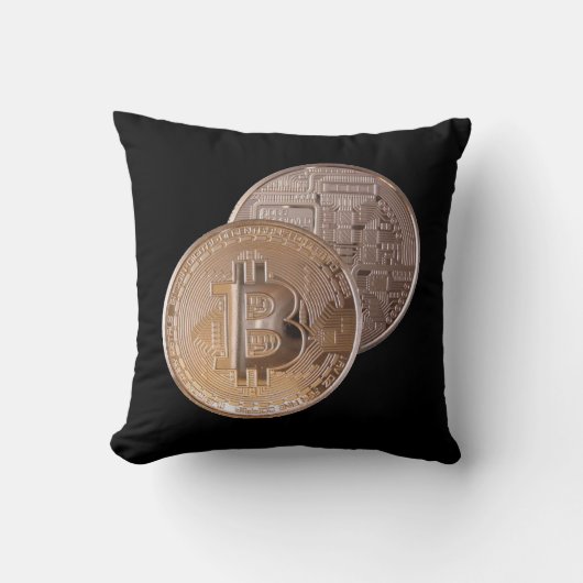 Bitcoin metallic made of copper. M1 クッション (正面)