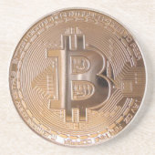 Bitcoin metallic made ​​of copper. M1 コースター (正面)