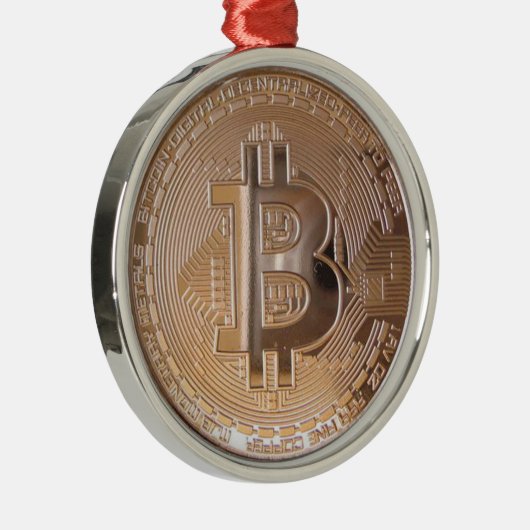 Bitcoin metallic made ​​of copper. M1 メタルオーナメント (右)