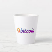 Bitcoin Miami カフェラテマグ (正面)