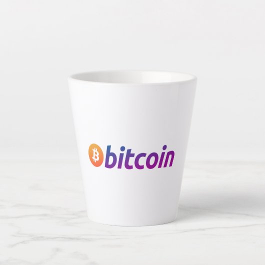 Bitcoin Miami カフェラテマグ (正面)