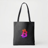 Bitcoin Miami Neuron Black トートバッグ (正面)