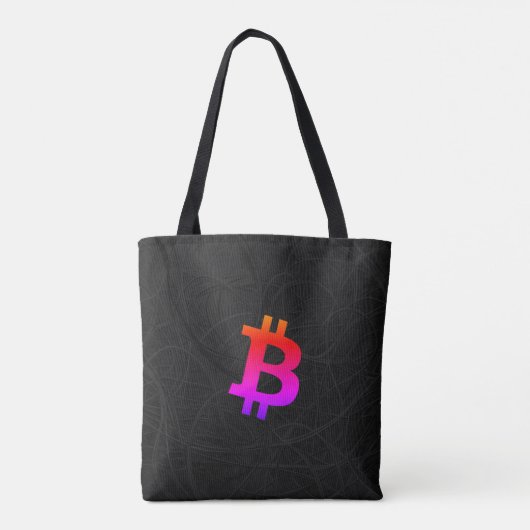 Bitcoin Miami Neuron Black トートバッグ (裏面)