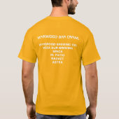 Bitcoin Miami Wordart Tシャツ(バークロール) Tシャツ (裏面)