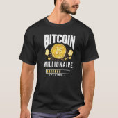 Bitcoin Millionaire Loading  BTC Cryptocurrency Bi Tシャツ (正面)