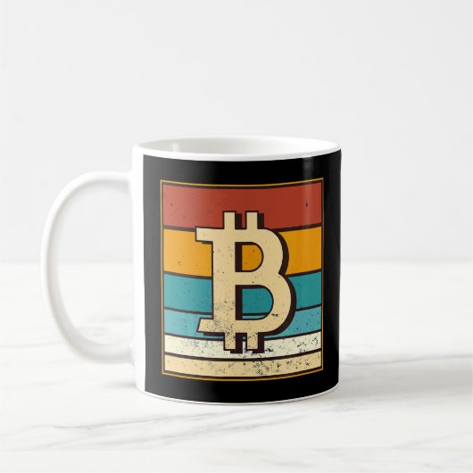 Bitcoin Miner Rig懸命財布Btc Crypto コーヒーマグカップ (左)