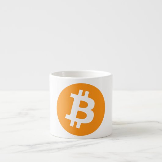 Bitcoin mug エスプレッソカップ (正面)