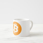 Bitcoin mug エスプレッソカップ (正面右)