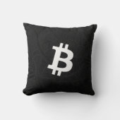 Bitcoin Neuron Black クッション (正面)
