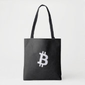 Bitcoin Neuron Black トートバッグ (正面)