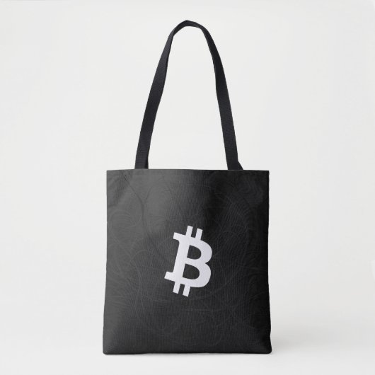 Bitcoin Neuron Black トートバッグ (正面)