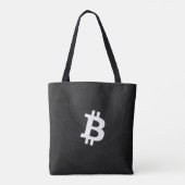 Bitcoin Neuron Black トートバッグ (裏面)