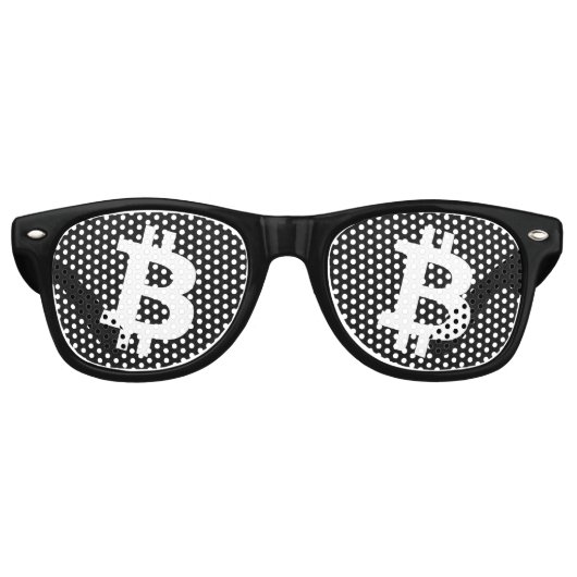 Bitcoin Neuron Black レトロサングラス (正面)