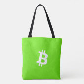Bitcoin Neuron Green トートバッグ (裏面)