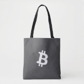 Bitcoin Neuron Grey トートバッグ (正面)