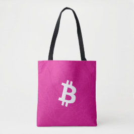 Bitcoin Neuron Hot Pink トートバッグ