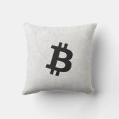 Bitcoin Neuron White クッション (裏面)